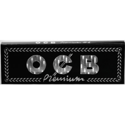 ⚫ Papelillos OCB Premium Negro (Cortos) – Fino y de Combustión Lenta