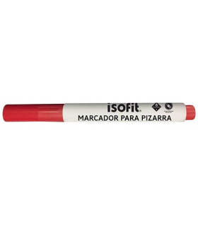 Plumón para pizarrz Rojo Isofit