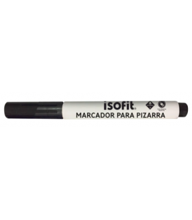 Plumón para pizarrz Negro Isofit