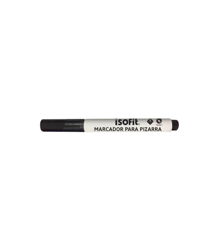 Plumón para pizarrz Negro Isofit