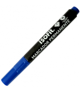 Plumón permanente Azul Isofit