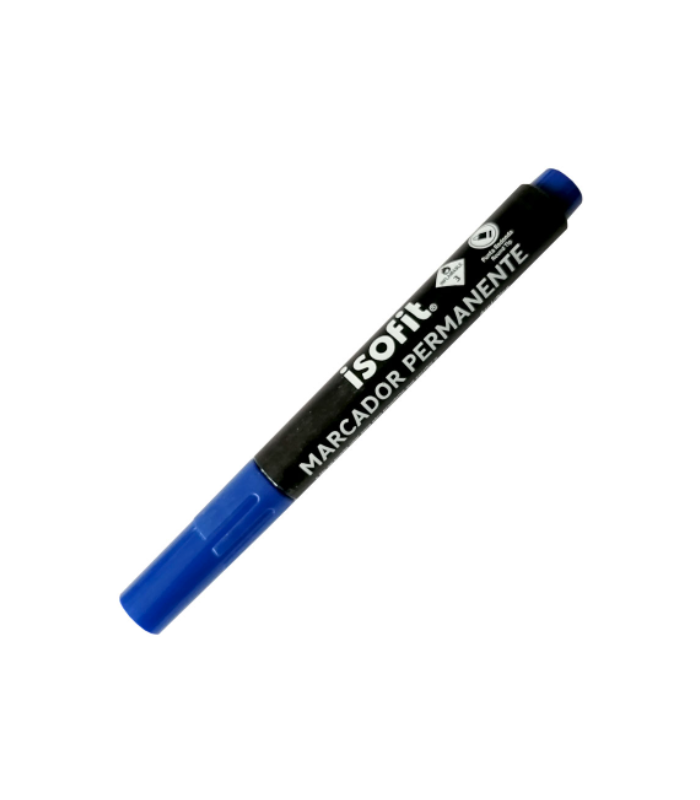 Plumón permanente Azul Isofit
