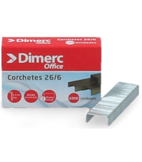 Corchetes 26/6 caja de 100 unidades
