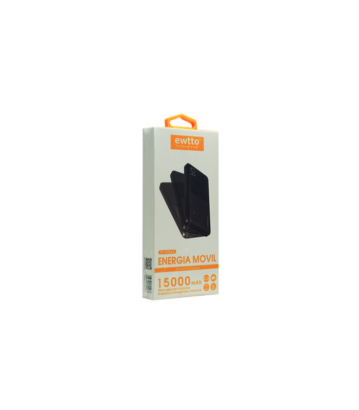 Cargador portatil Techfuerza con lampara