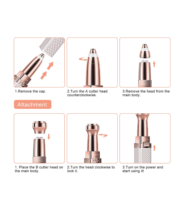 Depilador facial