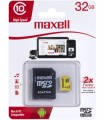 Memoria micro Sd de 32Gb. Maxell