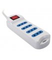 Alargador 4 tomas de 3m. zapatilla