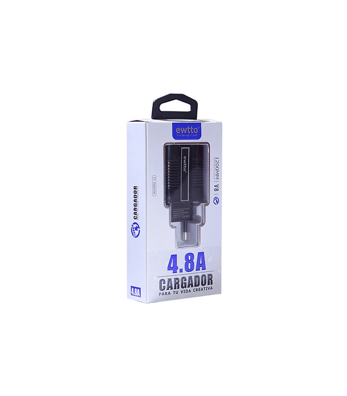 Cargador rápido USB 4.8A Ewtto Tipo C