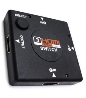 Switch HDMI 3 entradas y 1 salida