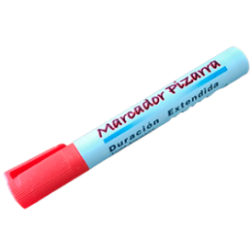 Plumón pizarra rojo