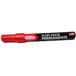 Marcador permanente rojo