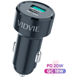 Cargador Usb-C encendedor automovil 20w Vidvie