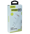 Cargador USB x 2 Ewtto 4,8A con cable micro USB