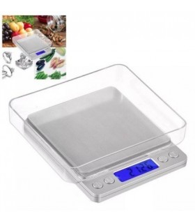 Gramera balanza pesa hasta 2Kg.