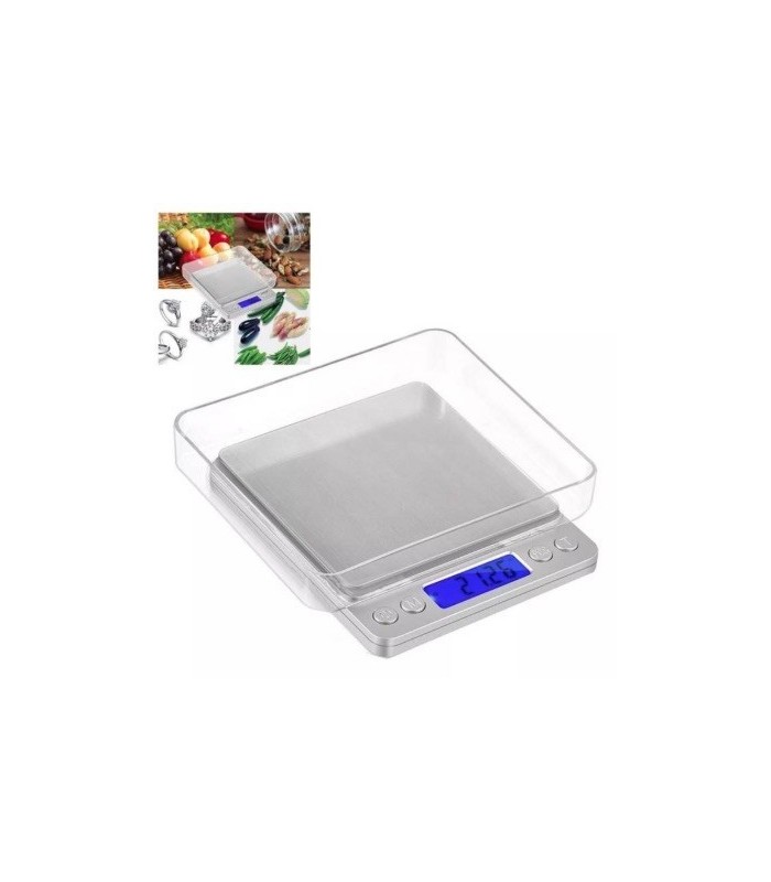 Gramera balanza pesa hasta 2Kg.
