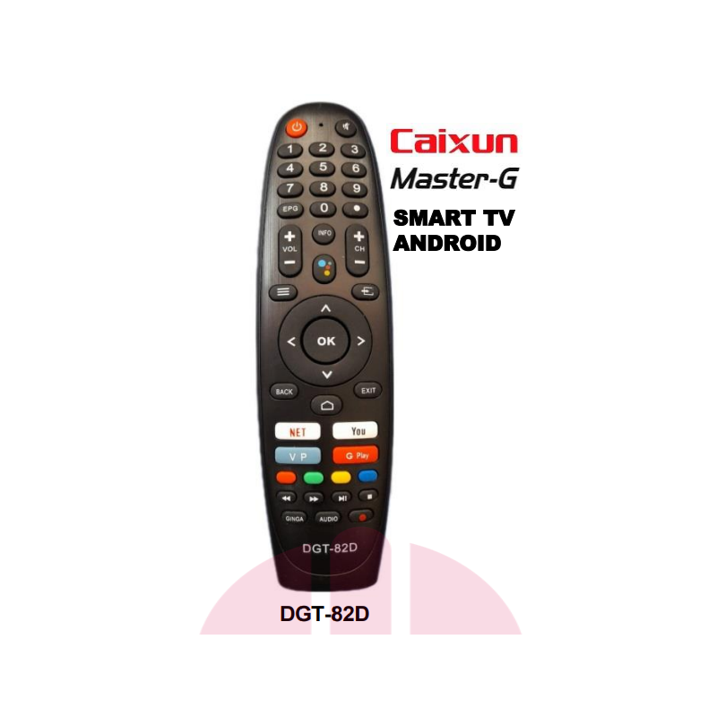 DGT Control Remoto Caixun Master-G SMART TV ANDROID DGT-82D DGT Control Remoto Caixun Master-G SMART TV ANDROID DGT-82D