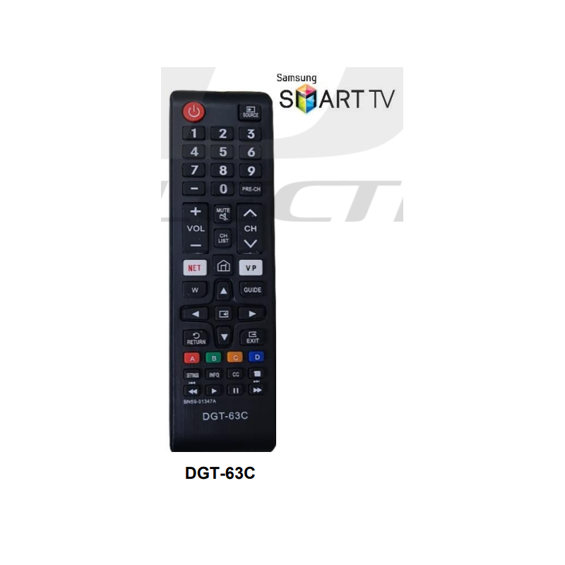 DGT Control Remoto Samsung SMART TV DGT-63C DGT Control Remoto Samsung SMART TV DGT-63C