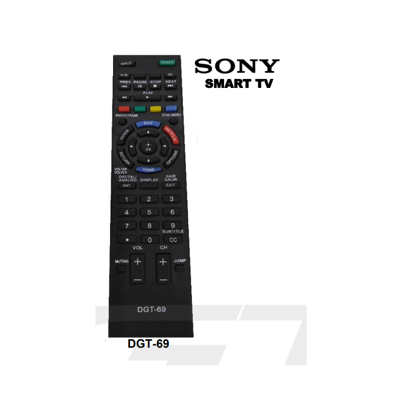 DGT Control Remoto Sony SMART TV DGT-69 DGT Control Remoto Sony SMART TV DGT-69