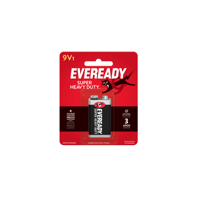 Bateria Eveready 9v