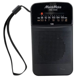 Radio portatil recargable y a pilas IRM-13640