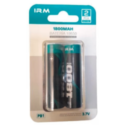 Pila 18650 de 3,7 x dos