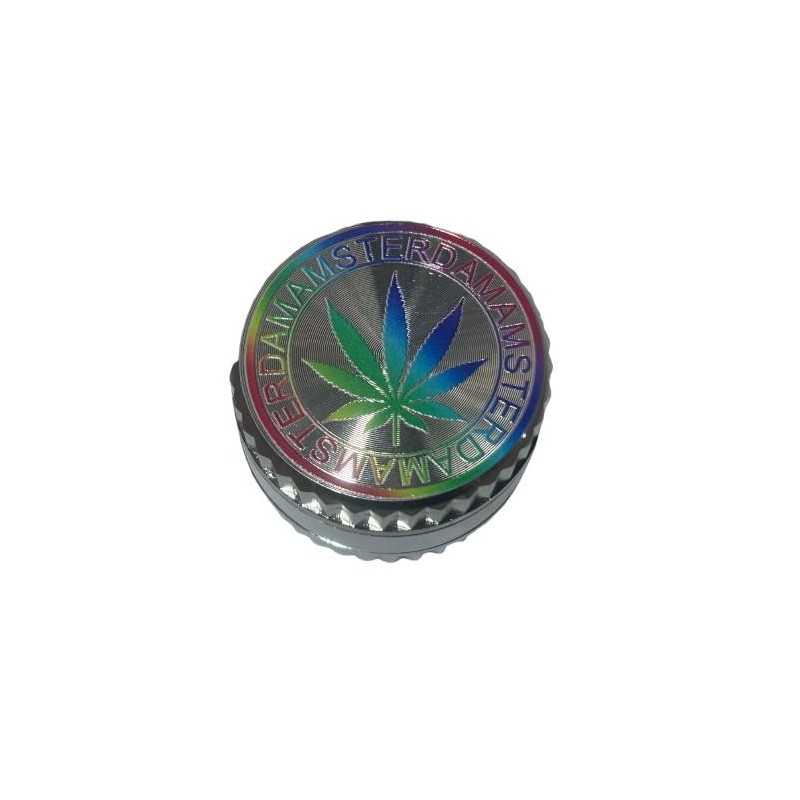 Moledor mediano metalico con diseño