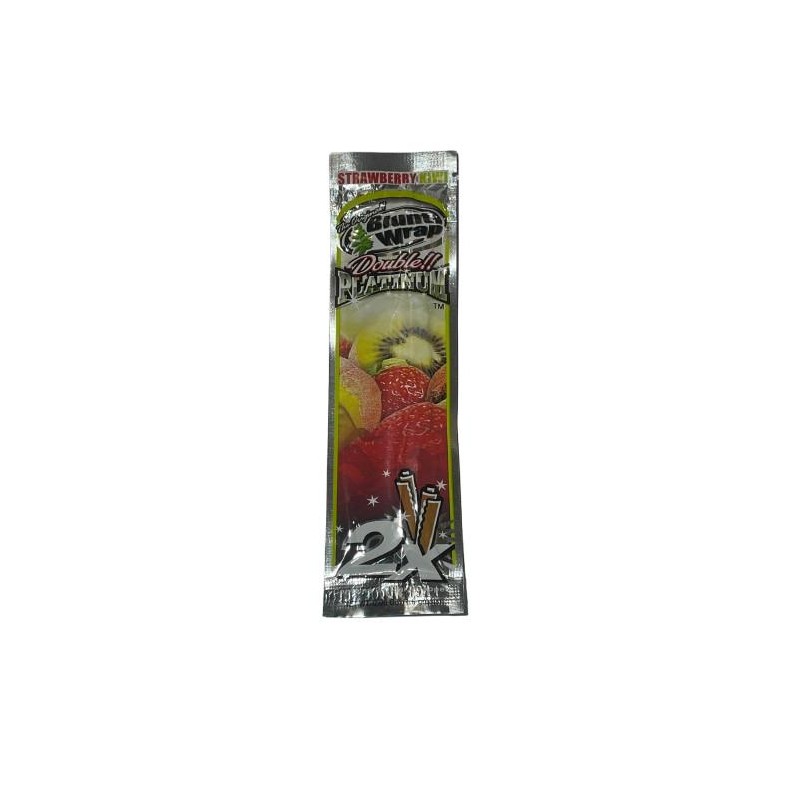 Blunt Wrap Double Platinum Strawberry Kiwi — Frutilla con Kiwi