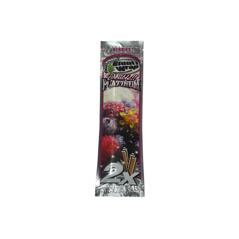 Blunt Wrap Double Platinum Berries — Berries