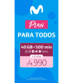 Chip Plan para todos de Movistar