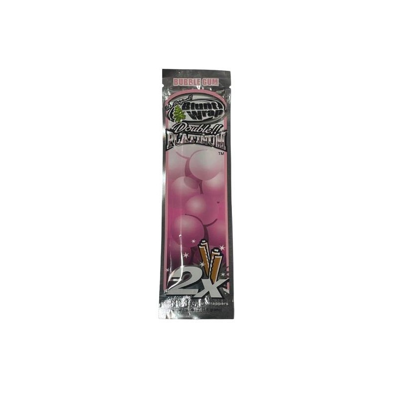 Blunt Wrap Double Platinum Bubble Gum — Chicle