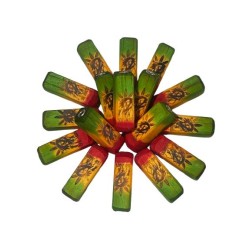 Pipa Artesanal Rasta de Madera — Diseño Bob Marley Grabado