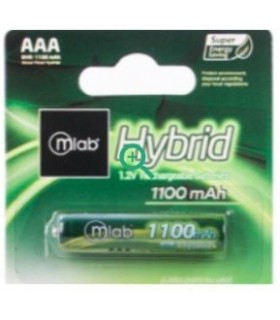 Pila Recargable AAA 1100 mAh Mlab