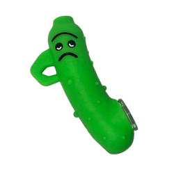 Pipa “Pickle Mood” de Silicona — Edición Caritas con Cazoleta de Vidrio
