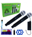 Microfono Inalambrico 2 canales para Karaoke