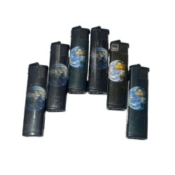 🌍 Mix Encendedor Electrónico a Gas – Diseño Planeta Tierra / Espacial