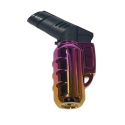 Soplete Torch Metálico Lujo Recargable – Acabado Cromado (8 x 5 cm)