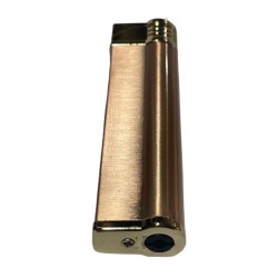 Encendedor Metálico Delgado Recargable | Llama Gas Clásica | 8.5x2 cm