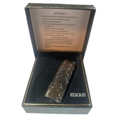 Encendedor Soplete EQQUSTM Metálico Grabado (7.5x2.5 cm) | Diseño Premium