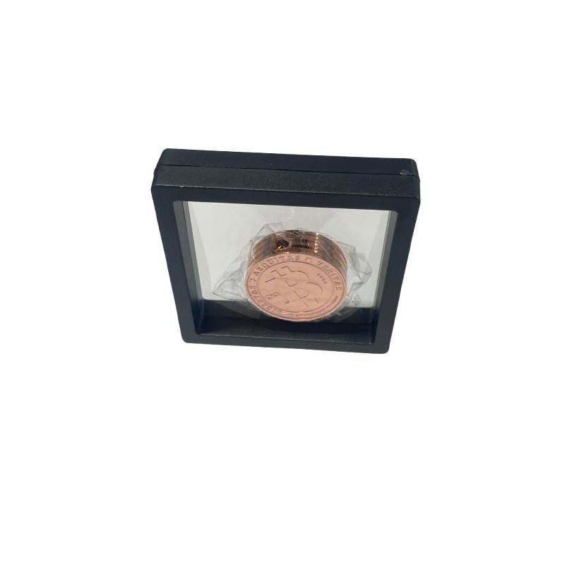 Encendedor Soplete Recargable Bitcoin (BTC) | Diseño de Moneda Conmemorativa