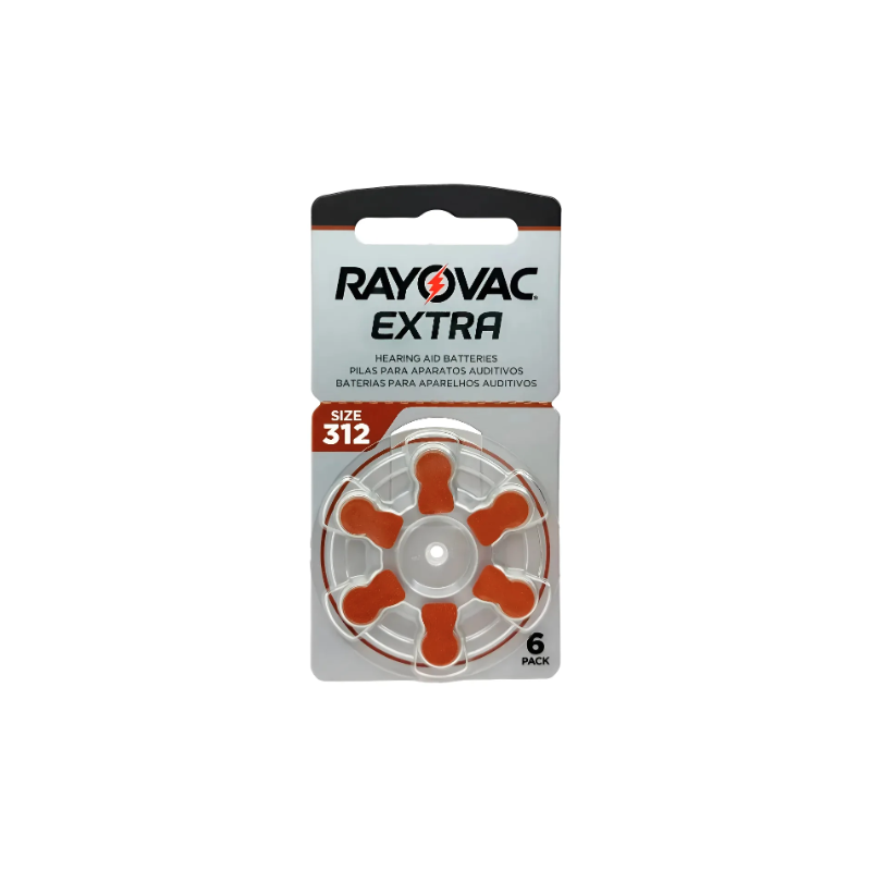 Pila 312 Rayovac x6