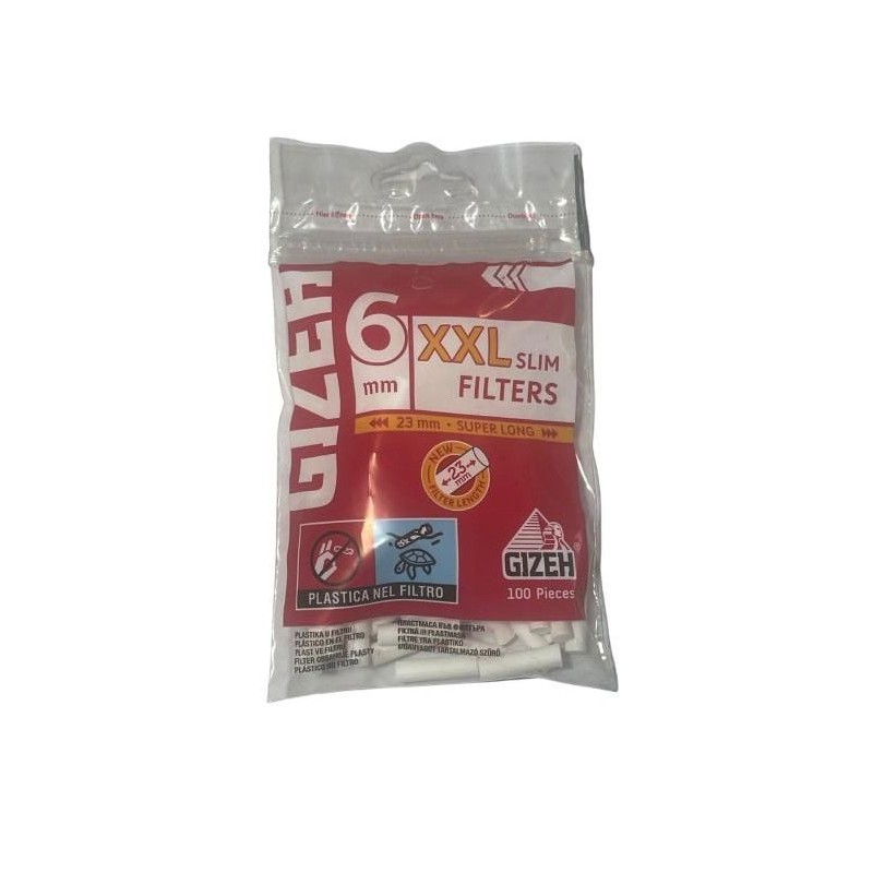 Filtros Gizeh XXL Slim 6mm – 100 unidades