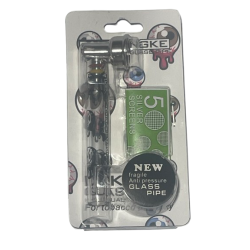 Kit Pipa de Vidrio D&K con 5 Rejillas