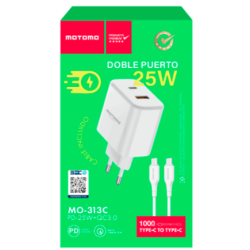 Cargador Motomo 25w