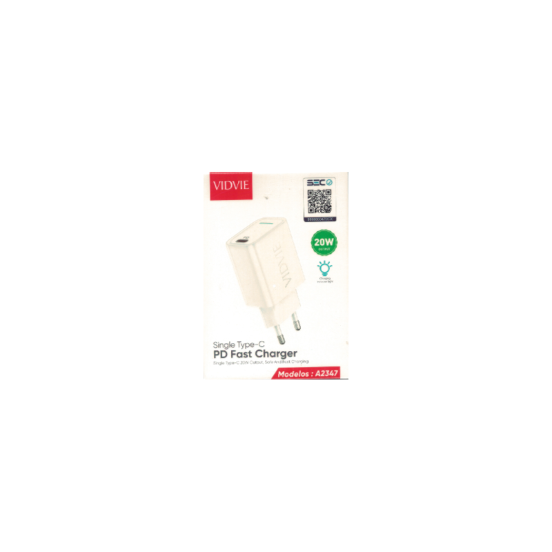Cargador tipo c Vidvie A2347