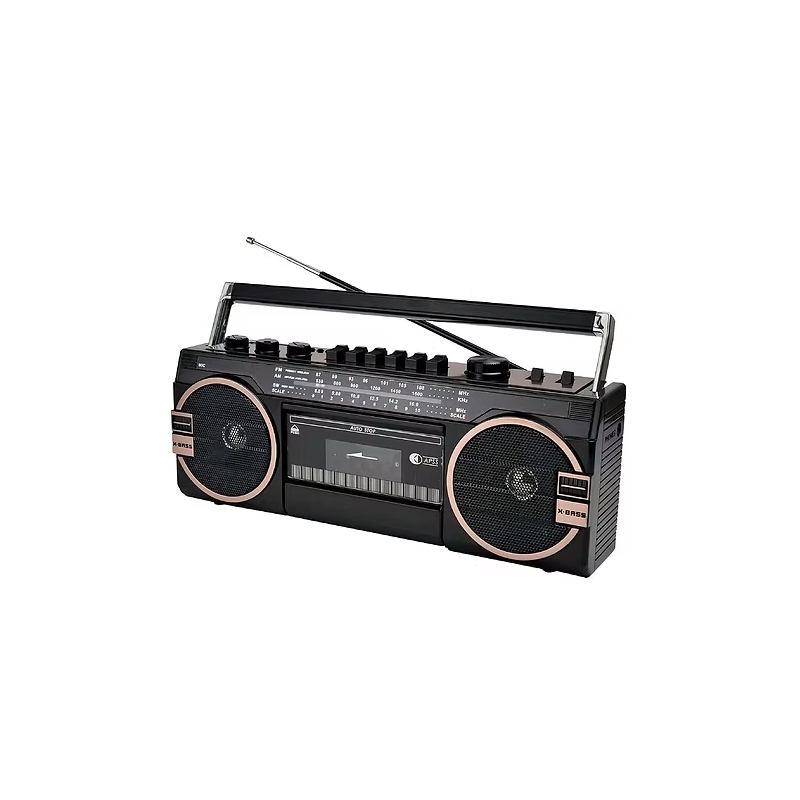 Radio retro a caset,  AM-FM, bluetooth y MP3
