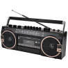 Radio retro a caset,  AM-FM, bluetooth y MP3