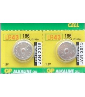 Pila LR43 GP Alcalina