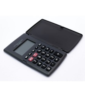 Calculadora de bolsillo con tapa
