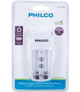 Cargador de pilas AA/AAA x 2