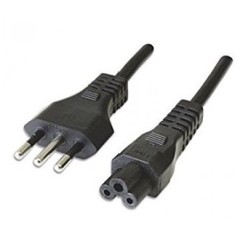 Cable poder tipo trebol alimentacion
